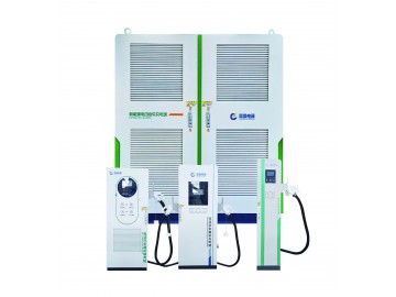 适用于重型卡车的400kW集成式直流双枪充电桩